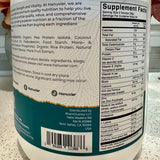 Hanuvier Vegan Plant Protein Powder with 5 Collagen Boosters, 20 g of Organic Pea & Rice Protein, 24 Servings, Vanilla